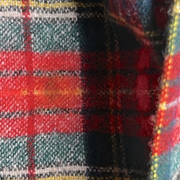 Vintage Pendleton Loop Collar Tartan Virgin Wool Plaid Board Shirt 50’s | 60’s - Picture 15 of 15